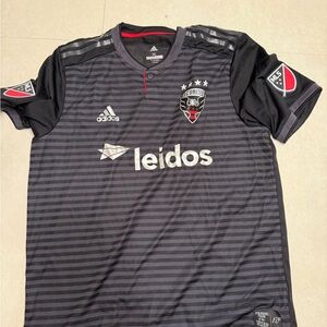 Adidas DC United Black Striped Jersey